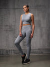 Slate Grey 4 Way Lycra Dryfit co ord set For Women
