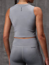 Slate Grey 4 Way Lycra Dryfit co ord set For Women