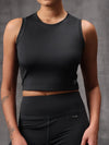 Black 4 Way Lycra Dryfit co ord set For Women