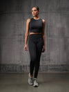 Black 4 Way Lycra Dryfit co ord set For Women