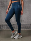 Ink Blue 4 Way Lycra Dryfit co ord set For Women