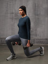 Neo-Stormy Tide Nylon Lycra Full Sleeve T-Shirt For Women