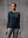 Neo-Stormy Tide Nylon Lycra Full Sleeve T-Shirt For Women