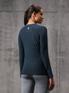 Neo-Stormy Tide Nylon Lycra Full Sleeve T-Shirt For Women