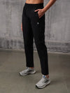 Black Nylon Crush Track Suit For Women