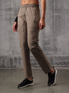 Pale Taupe Nylon Crush Lower For Women