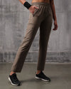 Pale Taupe Nylon Crush Lower For Women