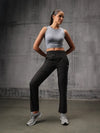 Black Nylon Crush Lower For Women