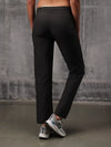 Black Nylon Crush Lower For Women
