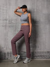 Dusty Plum Nylon Crush Lower For Women