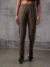 Brown Nylon Crush Lower For Women