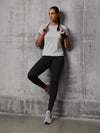 Silver Cloud Vapo Knit Round Neck T-Shirt For Women