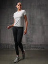 Silver Cloud Vapo Knit Round Neck T-Shirt For Women
