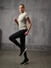 Desert Sage Vapo Knit Round Neck T-Shirt For Women