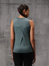 Seafoam Green Nylon Lyra Tank Top For Women