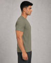Zig Zag T-Shirt - Olive Grey