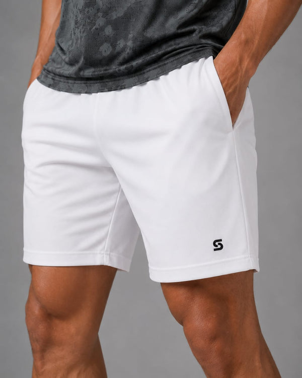 Men's Shorts - Shock Shorts - Pure White