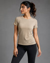 Women T-Shirt - Zwagy Tee - Sandstone Beige