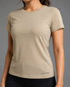 Women T-Shirt - Zwagy Tee - Sandstone Beige