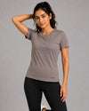 Women T-Shirt - Zwagy Tee - Stone Taupe