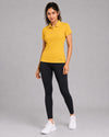 Women Polo T-Shirt - Mack - Sunshine Yellow