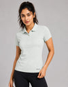 Women Polo T-Shirt - Mack - Mint Ice