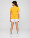 Women Polo T-Shirt - Mack - Sunshine Yellow