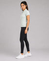 Women Polo T-Shirt - Mack - Mint Ice