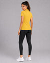 Women Polo T-Shirt - Mack - Sunshine Yellow