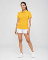 Women Polo T-Shirt - Mack - Sunshine Yellow