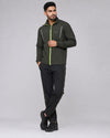 Men's Tracksuit - Axis - Forest Green