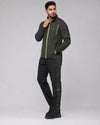 Men's Tracksuit - Axis - Forest Green