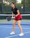 Women's Apple Tighty Shorts - Red/ Black