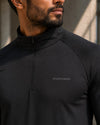Men's Half Zipper - Spider - Jet Black
