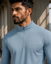 Men's Half Zipper - Spider - Sage Green