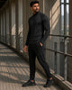 Men's Half Zipper - Spider - Jet Black