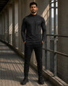 Men's Half Zipper - Spider - Jet Black