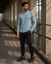 Men's Half Zipper - Spider - Sage Green