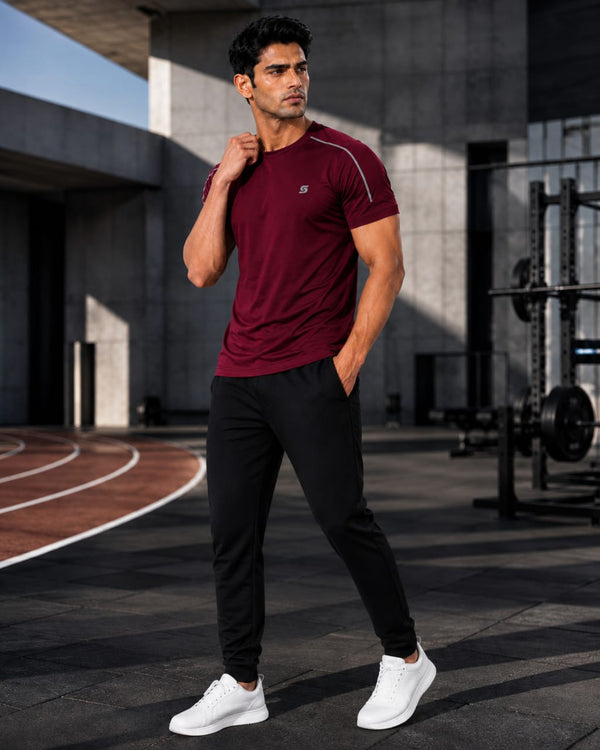 Men’s Spark T-Shirt - Wine