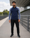 Men’s Grind Full-Sleeve Training T-Shirt - Navy Blue