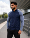 Men’s Grind Full-Sleeve Training T-Shirt - Navy Blue