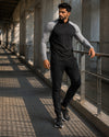Men’s Grind Full-Sleeve Training T-Shirt - Graphite Black