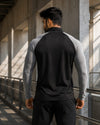 Men’s Grind Full-Sleeve Training T-Shirt - Graphite Black