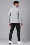 Men’s Silver Grey Camo Half-Zip Training Top