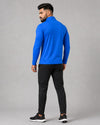 Men’s Zyrex Royal Blue Cobalt Camo Full-Sleeve Sports T-Shirt