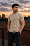Men’s Splash T-Shirt - Sand Beige