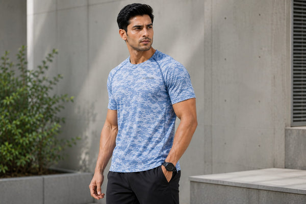 Men’s Splash T-Shirt - Powder Blue