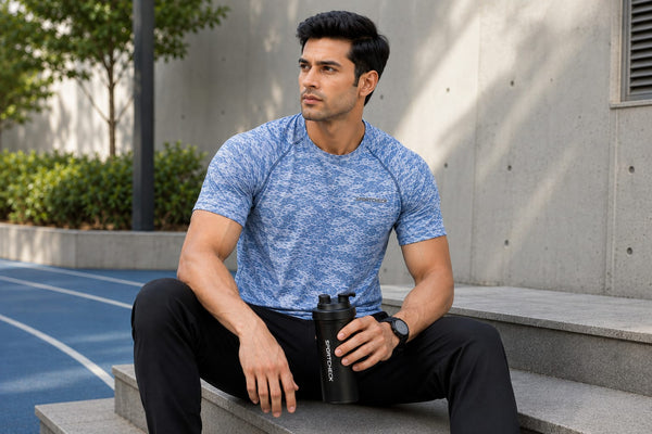 Men’s Splash T-Shirt - Powder Blue