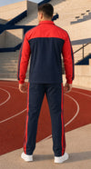 Men’s Navy Blue &amp; Red Fusion Tracksuit