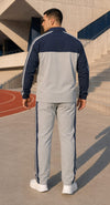 Men’s Navy Blue & Grey Fusion Tracksuit